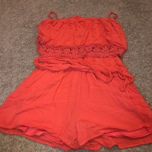 Coral romper